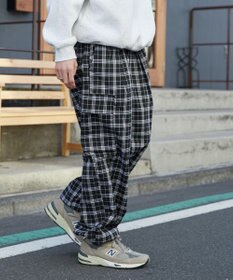 WEGO 【ウエストゴム/MLサイズ展開】イージーワイドカーゴスラックス