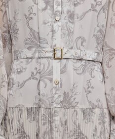 GRACE CONTINENTAL 【オンラインストア・梅田阪急店限定】フラワープリントプリーツワンピース