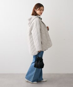 Green Parks ２ＷＡＹニットフードキルティングブルゾン