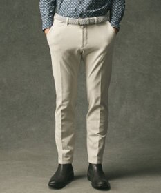 JOSEPH ABBOUD 【ウエストも伸びる！/暖かパンツ/オーガニックコットン使用】ライスコールストレッチパンツ