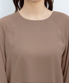 Tiaclasse 【洗える】ラグランパフスリーブブラウス