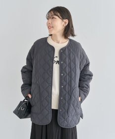 Green Parks ２ＷＡＹニットフードキルティングブルゾン