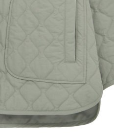 Green Parks ２ＷＡＹニットフードキルティングブルゾン