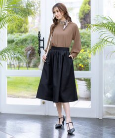 Tiaclasse 【洗える】ラグランパフスリーブブラウス