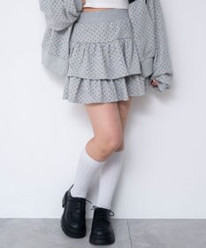 WEGO 【ウエストゴム】スウェットフリルスカパン