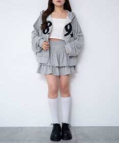 WEGO 【ウエストゴム】スウェットフリルスカパン