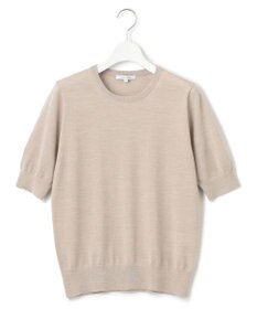 23区 【洗える/アンサンブル対応】サステナブルウール 半袖 ニット