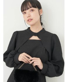 earth music&ecology ＳＥＴ２点ジャガードボレロ＋ワンピース