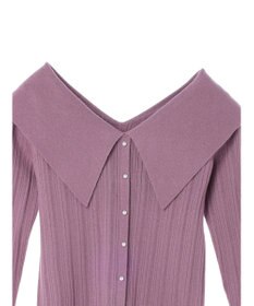 earth music&ecology ２ｗａｙビッグカラーニットプルオーバー