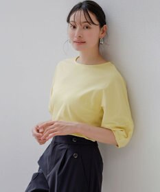 ANY SIS S 【撥水・汗ジミ防止・UVケア・洗える】スーピマスムース クロップド Tシャツ