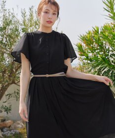 Tiaclasse 【セットアップ対応・洗える】シアーチェックブラウス