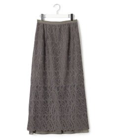 23区 【洗える】ジオメトリックレース Iライン スカート