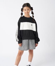 OP／FILA 【FILA】モノクロカラークルーネックスウェット/キッズ