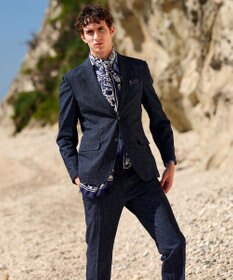 JOSEPH ABBOUD 【ウエストも伸びる！ストレッチ・洗える・軽量・防しわ・速乾・エコ撥水】ライトウェーブ パンツ