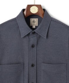 J.PRESS MEN ウールコットン ダブルカバーツイルシャツ
