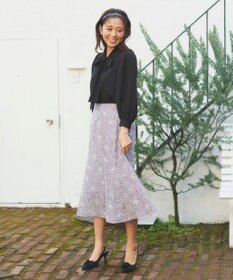 Feroux フラワーオパールレース スカート