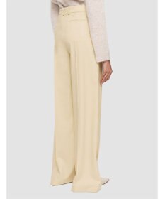 JOSEPH ライトフランネル　ワイドトラウザーズ