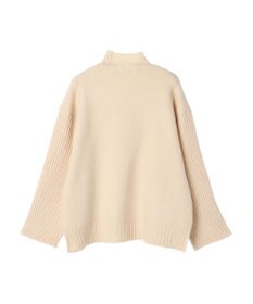 earth music&ecology 袖ボタンニットプルオーバー