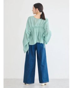 earth music&ecology フロントジップデニムパンツ