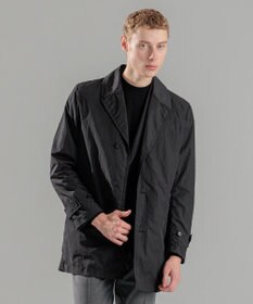 JOSEPH HOMME 【LEON 掲載】ブライトナイロンシャンブレー 　シングルブレストスプリングコート