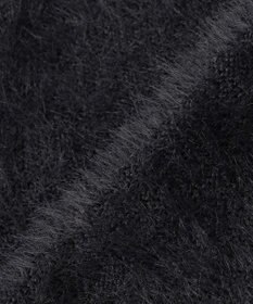 組曲 ナイロンファー カーディガン