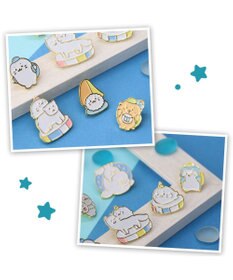 Mother garden しろたん ピンズコレクション 《氷の国》 単品1個