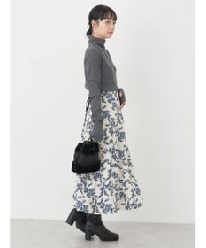 earth music&ecology ＴＲウールブレンドタートルネックプルオーバー