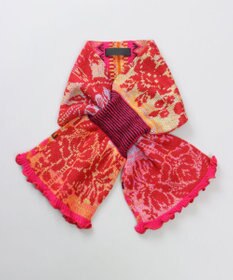 AURORA 【 ANNA SUI（アナ スイ）】ジャカードキャンディーマフラー(WASH)