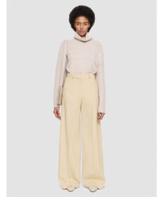 JOSEPH ライトフランネル　ワイドトラウザーズ