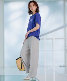 23区 【井波麻里衣さんコラボ】カリグラフィー 刺繍 Tシャツ