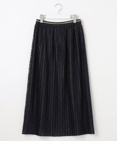 自由区 L 【セットアップ対応・ウエストゴム・洗える】ラッセルレース  スカート