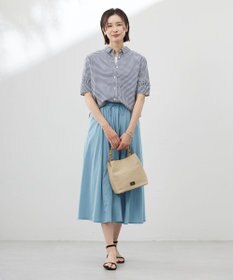 J.PRESS LADIES 【洗える】トリコットバイオ フレア スカート