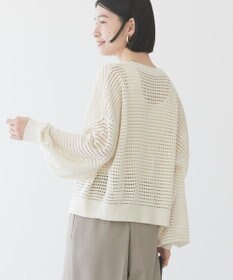 AMERICAN HOLIC ジップアップメッシュニットカーディガン