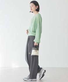 AMERICAN HOLIC ジップアップメッシュニットカーディガン