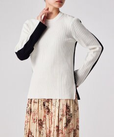 Paul Smith バイカラー スリット ニット