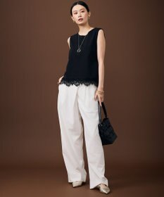 自由区 【SHIHOさん着用・機能性抜群・旬シルエット】ファンクショナルブロード カーブパンツ