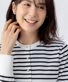 組曲 フラワーメタル ニット カーディガン