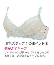 BRADELIS New York 【BRADELIS New York】ウェンディステップ１ブラ23S3　ふんわり包んでナチュラルなシルエットを作る補正ブラ
