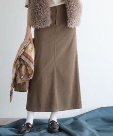 23区 S 【SLOW/一部店舗限定】ソフトコーデュロイ マーメイド スカート