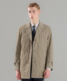 JOSEPH HOMME 【LEON 掲載】ブライトナイロンシャンブレー 　シングルブレストスプリングコート