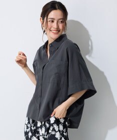 ANY 【手洗い可】コットンリネンブラウス