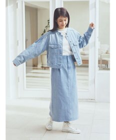 earth music&ecology ナローデニムスカート