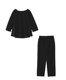 YECCA VECCA 【2点SET】バックフリルデザインセットアップ