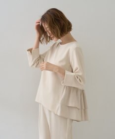 YECCA VECCA 【2点SET】バックフリルデザインセットアップ