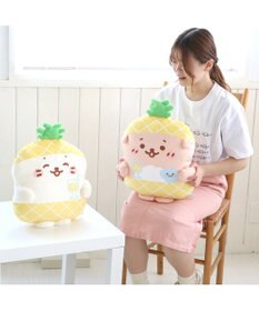 Mother garden しろたん パイナップルパーティー クッション 《しろたん/らっこいぬ》 単品