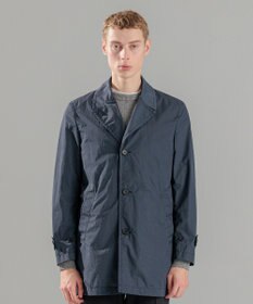 JOSEPH HOMME 【LEON 掲載】ブライトナイロンシャンブレー 　シングルブレストスプリングコート