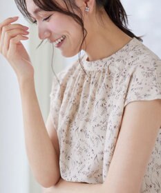 Tiaclasse 【新色追加】花柄フレンチスリーブワンピース