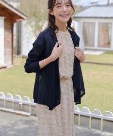 Tiaclasse 【新色追加】花柄フレンチスリーブワンピース