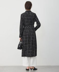 ICB L 【30th ANNIVERSARY】 ウィンドウペンプリント シャツワンピース