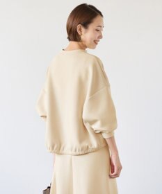 UNFILO BEAUTY FORM JERSEY キーネックプルオーバー